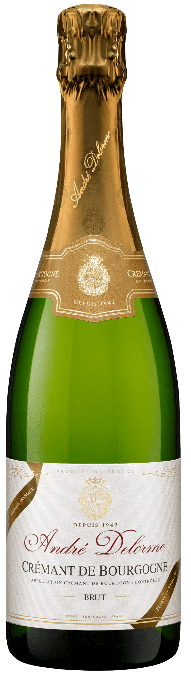 ANDRE DELORME - Crémant de Bourgogne - Terroirs Minéraux -Blanc-Brut-75CL