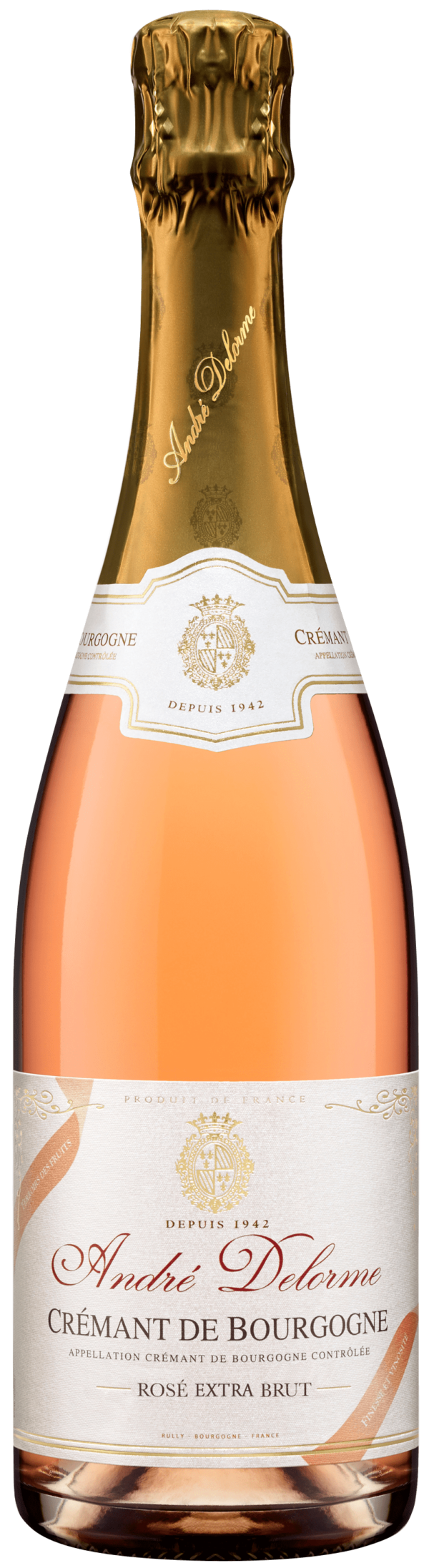 Crémant de Bourgogne Rosé Extra-Brut André Delorme Terroirs des Fruits 75cl
