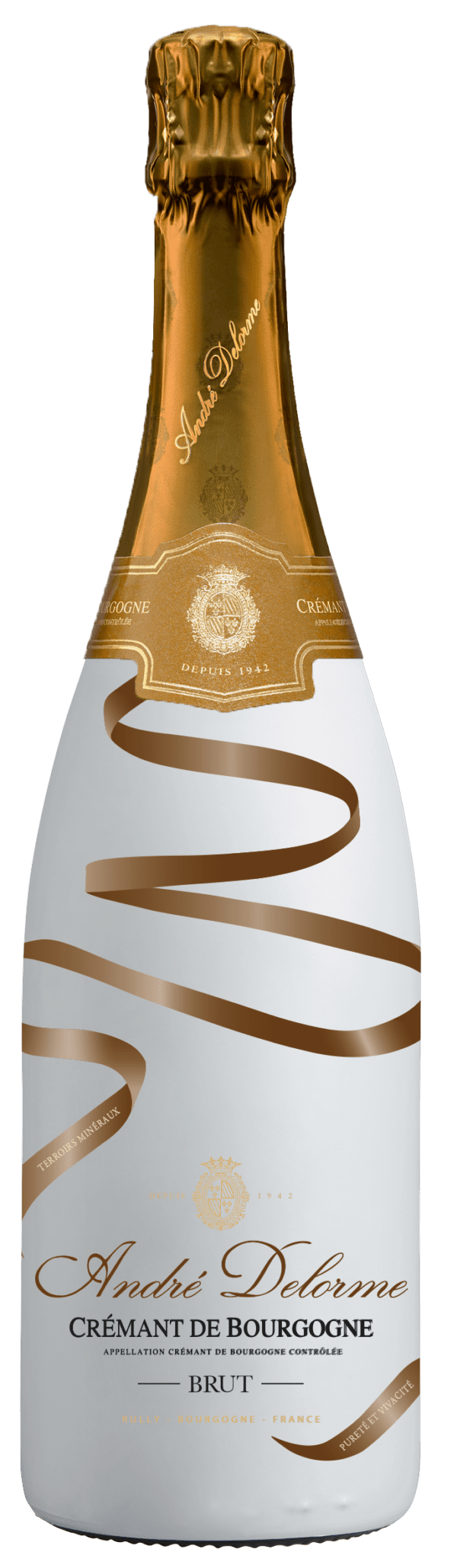 Crémant de Bourgogne Blanc Brut Slevee Collection André Delorme