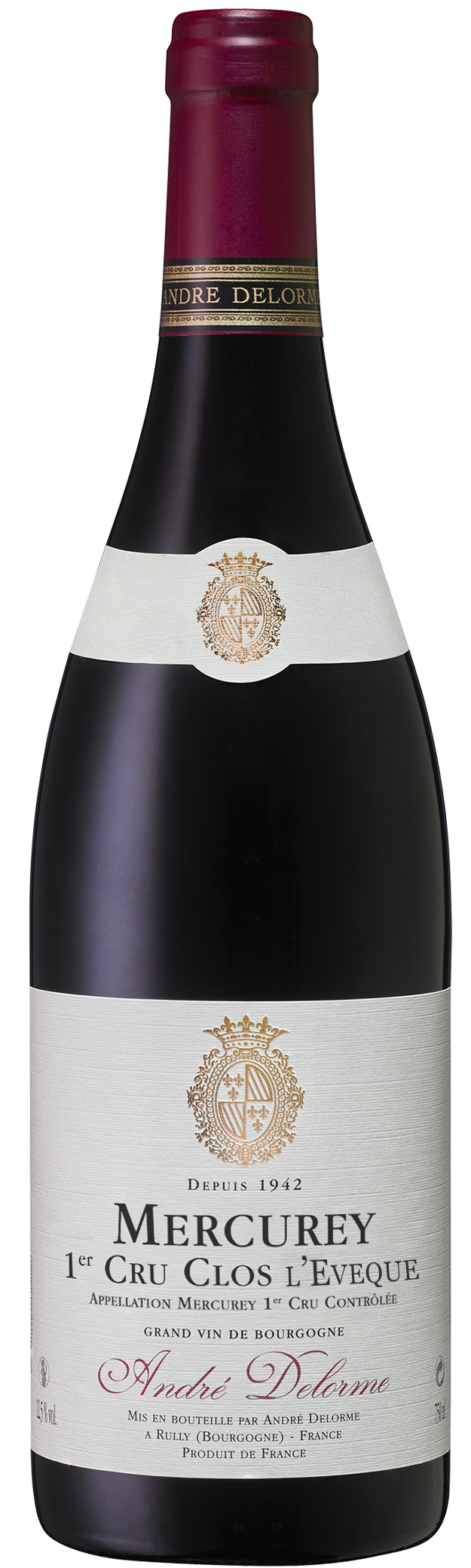 Mercurey 1er Cru Clos de l’Evêque André Delorme - Vins de la Côte Chalonnaise - Vins de Bourgogne - Pinot Noir
